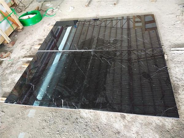 black white marble floor kitchen (001)