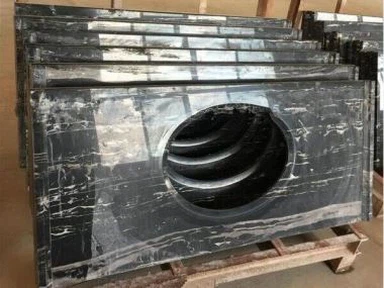 משטח שיש שחור למינציה