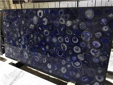 לוחות אבן חצי יקרה כחולה