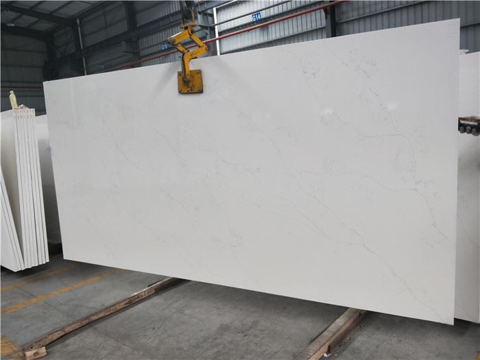 calacatta liberty quartz polished slab