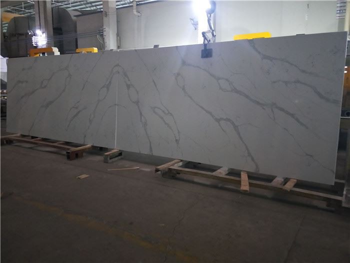 calacatta roma quartz book match
