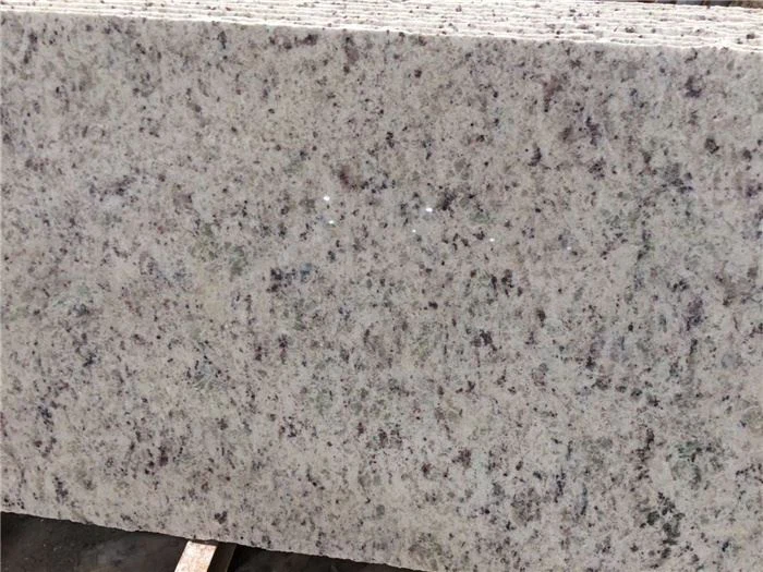 white rose granite slab outdoor