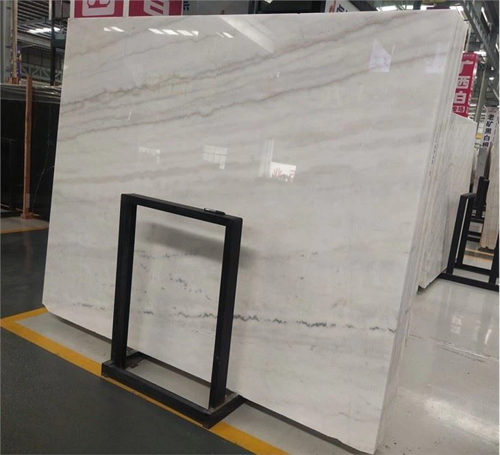 Stripped White Marble