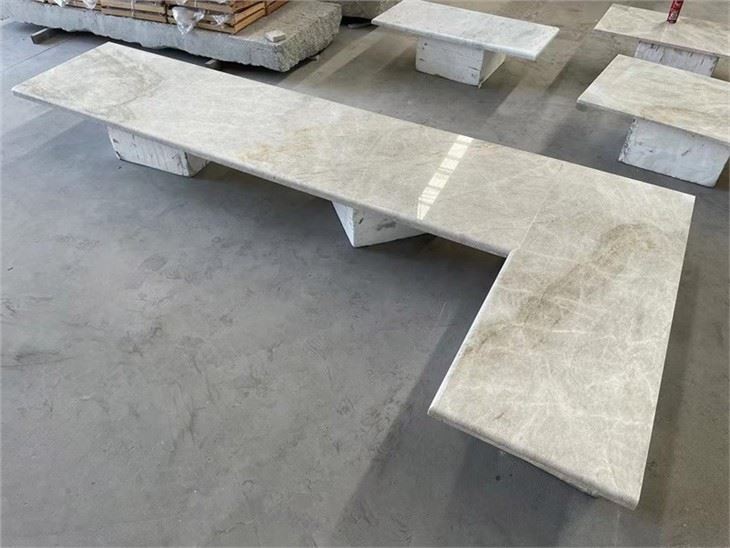 Taj Mahal Quartzite Kitchen Countertops