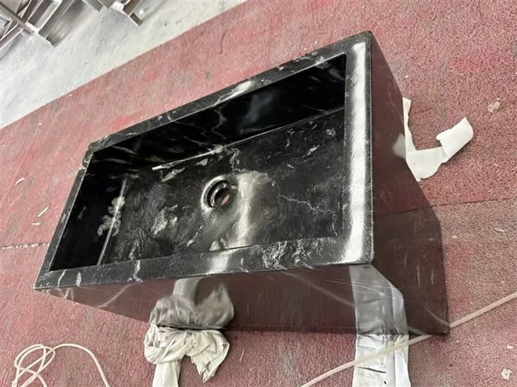 כיור סינר גרניט שחור