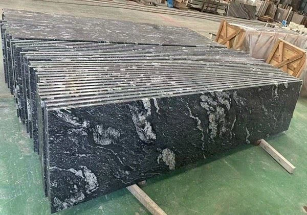 Black Titanium Granite Kitchen Countertops