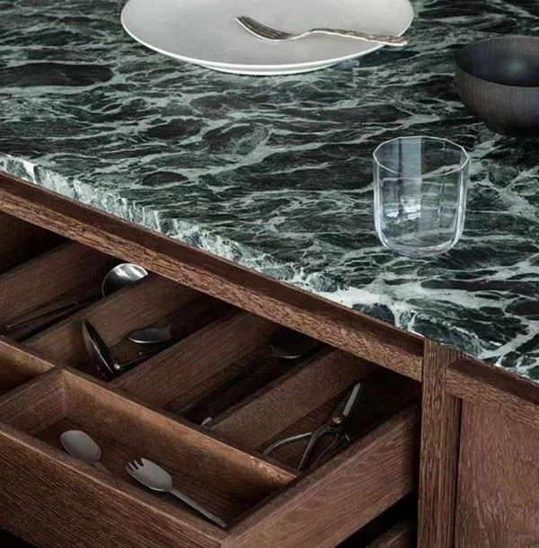 Verde Alpi Marble countertop