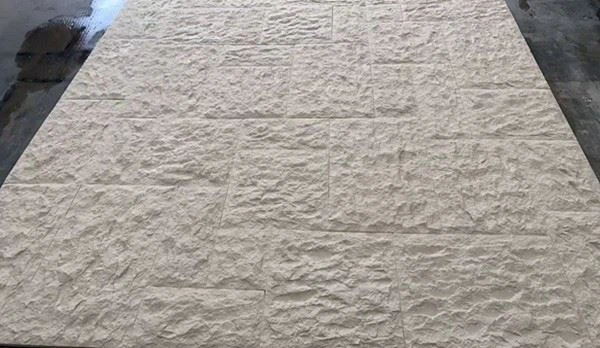 Beige Limestone Split Face Tile