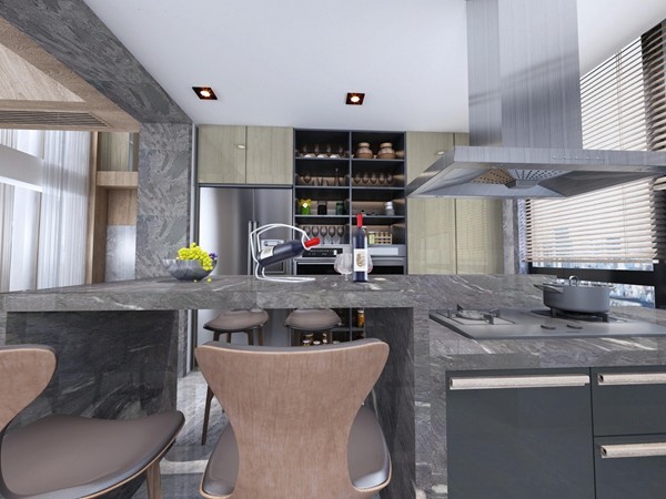 titanium granite kitchentop