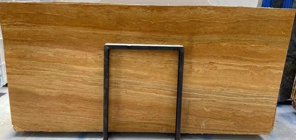 Yellow Travertine Stone slab